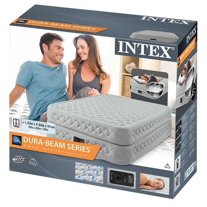 Надувная кровать Intex Supreme Air-Flow Bed 152х203х51см, встроенный насос 220V 64464 700_700