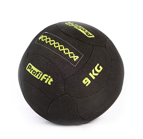 Медицинбол набивной кевларовый (Kevlar Wallball) Profi-Fit 9 кг 500_486