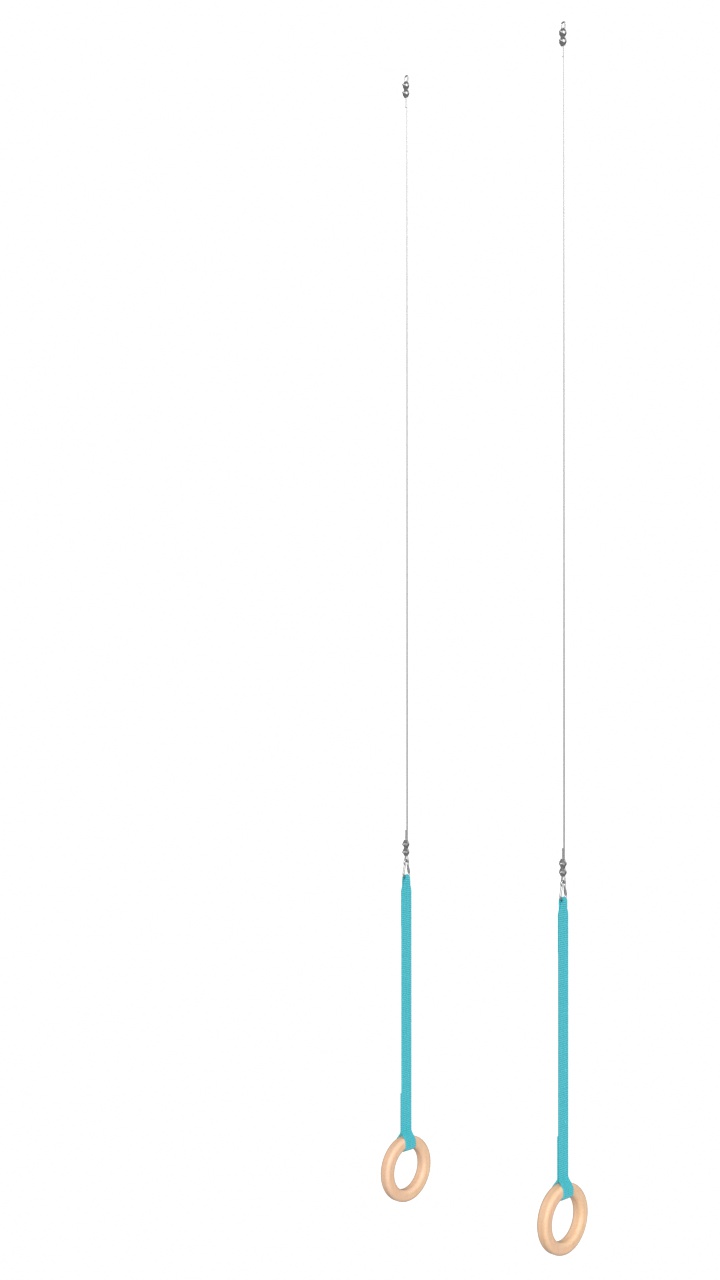 Гимнастические кольца  d=165 мм с тросом 3 м Glav 04.402.7 720_1280